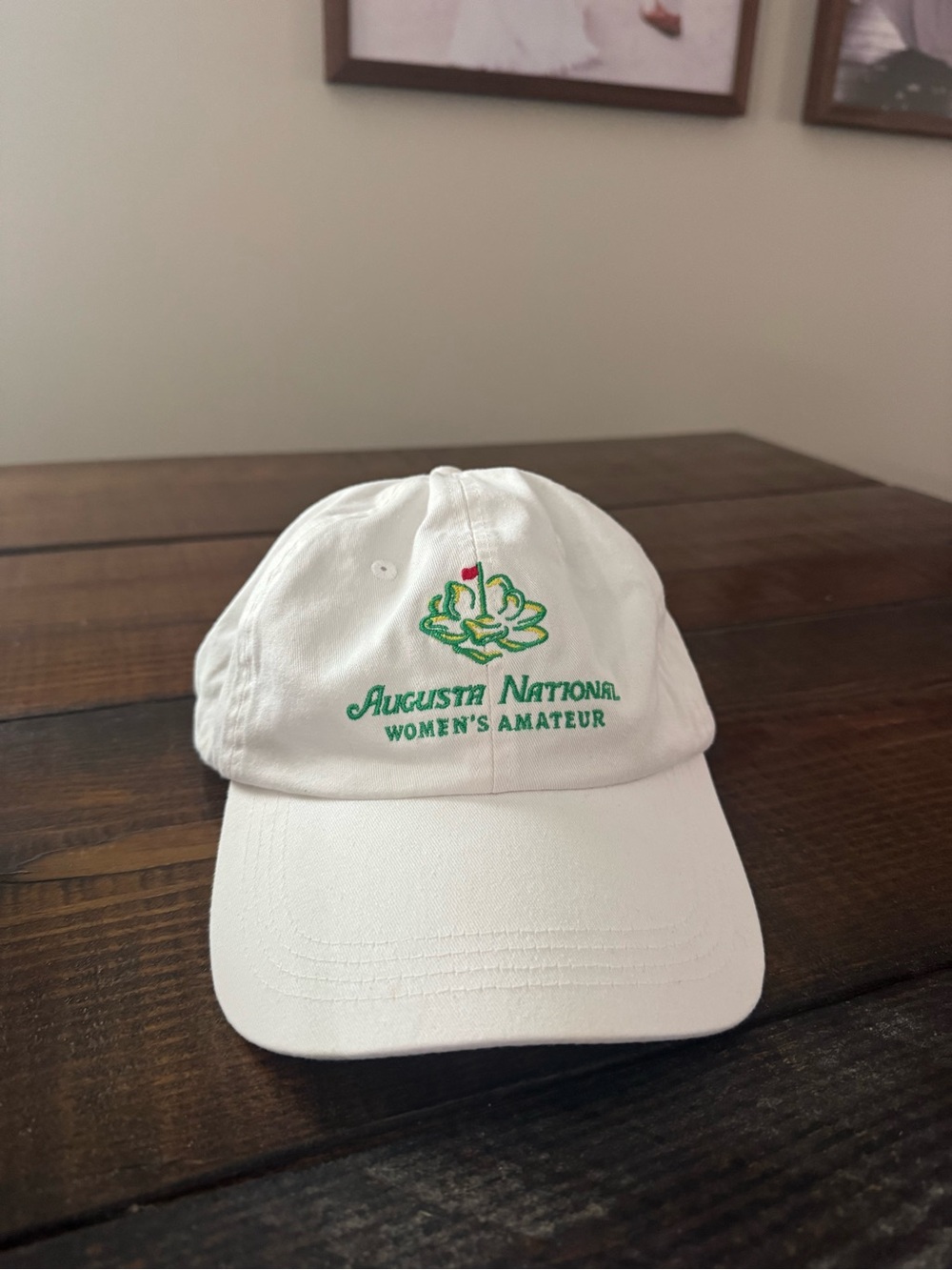 Augusta National Women's Amateur White Embroidered Cap